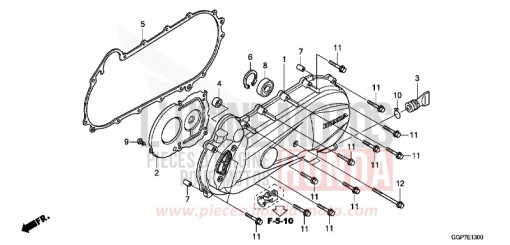 SEITENABDECKUNG, LINKS NSC50E de 2014
